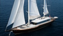 Sailing Yacht Infinity -  From above